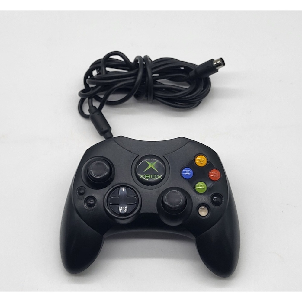 Microsoft Xbox Controller S Black Wired OEM Original Xbox X0869873
